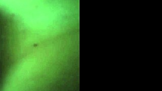 couple masturbates together until cum covers her tits