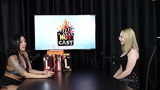 Watch Vivan Lola and Vitória Beatriz's Naughty Interview Full of Slutty Action in Porn Cast Brazil Part 4!