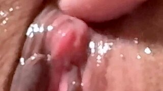 Amateur Milf's Shaved Pussy Close-Up 132 Days Post-Virginity Loss