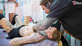 hey tattooed couple wanna join merry's big cock foursome?