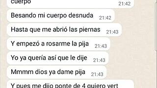 Girlfriend confesses past gangbangs while I watch her squirm part 3!