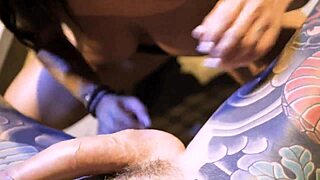 Blowjob To Tattooed Boy's Big Cock Before Street Sex