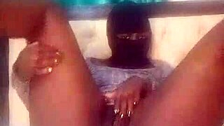 angela oxo shakes her bouncy black booty with curvy dildo play