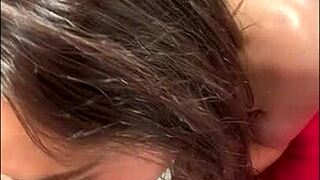 ava alex's oiled massage turns into milf blowjob and huge facial