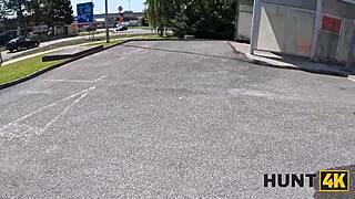 Hunt4k: Cute Czech Brunette Girlfriend Stripped and Ripped Clothes for Hardcore Cash Fuck