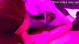 Blindfolded police babe in miniskirt gets licked, sucked and creampied full vid 😍👮‍♀️💦