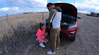 FROZEN IN SHOCK! Wife Takes Brutal Pounding from Monster Cock!