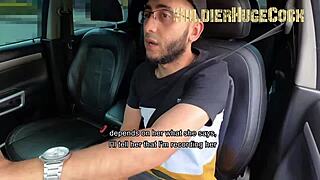 delicious big ass blonde milf gives wet car blowjob ends with creampie