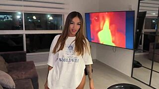 Best friend unveils hidden skills as he reveals his monster cock to her