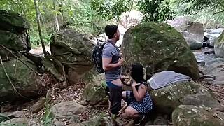 alexachris20 bent over forest fucked sucked and cum covered