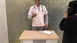 naughty doctor bends over chubby Asian patient for hardcore doggystyle in hospital