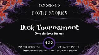 wanna join this dick contest ladies? hear these cocks battle for your wet pussy eses102