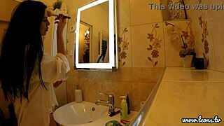 sexy brunette big natural tits huge ass shows up for lingerie shoot turns porn casting