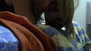 Chatting on the phone with neighbor wife