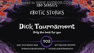 wanna join this dick contest ladies? hear these cocks battle for your wet pussy eses102