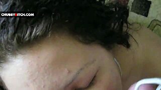 Sensual Chubby Teen Sucks Cock for Massive Facial Cumshot!