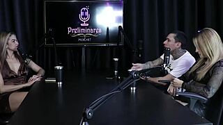 brazilian blonde swinger yasmin pariz in sheer red lingerie gets railed by footballer after flirty rage in group compilation