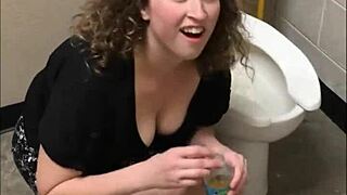 Ever catch a pretty babe peeing with her hot ass out?