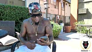 Rome major throats italian milf girlfriend deep with monster cock.