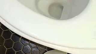 i saw her thongs in the bathroom and jerked off hard then fucked her later