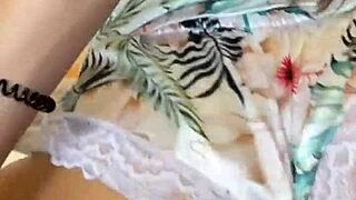 18YO Skinny Blonde Rides Sugar Daddy Cock After Sloppy Morning Blowjob Pajama POV Pound!