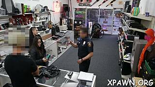 WOW! SHOP SLUT SUCKS COCK THEN GETS POUNDED HARD IN REALITY FUCK?!