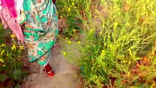 indian wife bent over for brutal doggystyle homemade pounding in hindi