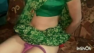 indian babe bounces hard on boyfriend's throbbing cock