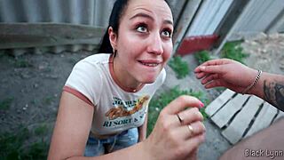 i slam neighbor's throat with fat cock cumshot facial explosion!!