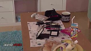 dude miri kawada's passionate asian hardcore bangs at home explode everywhere