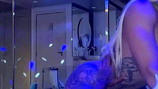 mc throws private motel party and raw fucks naughty blonde with mouth creampie