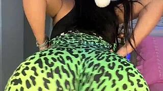 oh man sexy latina emanuelly raquel twerks her huge ass for my joi