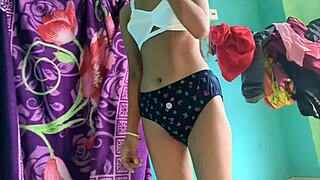 Indian Housewife Experiments Wild Positions Anal Ass Licking Deepthroat with Boyfriend