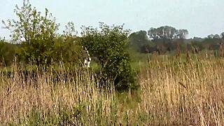 beautiful milf brunette hits beach naked fingering wet pussy big tits handjob