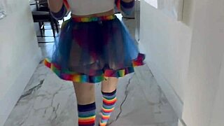 i got candy cum from bad bunny halloween squirt on cock