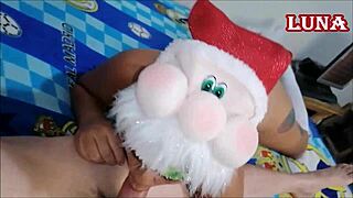 luna the hot latina gets fucked doggy after sucking dick like a slut