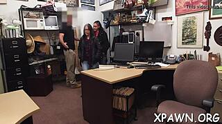 WOW! SHOP SLUT SUCKS COCK THEN GETS POUNDED HARD IN REALITY FUCK?!