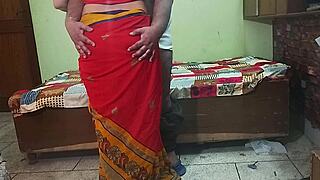 beautiful bhabhi's hidden banging caught by horny teen boy in hot webseries episode one