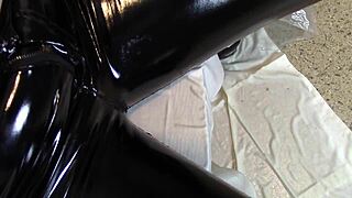 Wife's Deep Despair in Humiliating Bondage Pee Torment