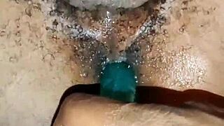 yo, check yuki prepping kuro's tight ass with toys for that deep anal ride...