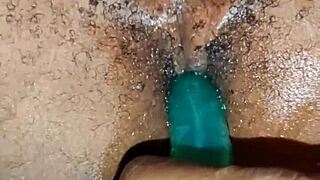 yo, check yuki prepping kuro's tight ass with toys for that deep anal ride...