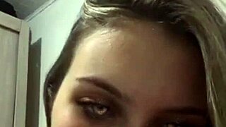 blonde teen's tight pussy squirts during hot cosplay fuck