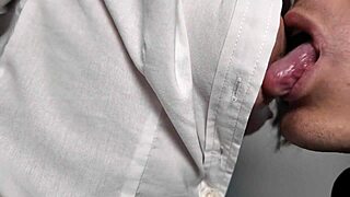 New teacher bends over in miniskirt heels showing big tits pussy lips