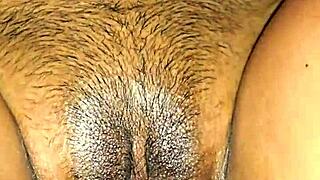 up close sexy latina milf's wet pussy creampie drip 😻💦