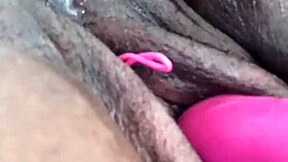 creamy black pussy waits for your deep creampie touch