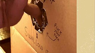 Homemade gloryhole devours cocks relentlessly