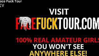 petite latina slut craves monster cock deepthroat face wrecking cumshot