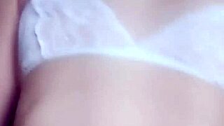 short haired skinny brazilian drains milk from black guy's huge load?