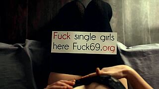 Young 18+ Stepsis in Black Stockings Craves Hard Fuck