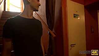 My stepdad caught me and pounds my tight pussy hard Anna Rose